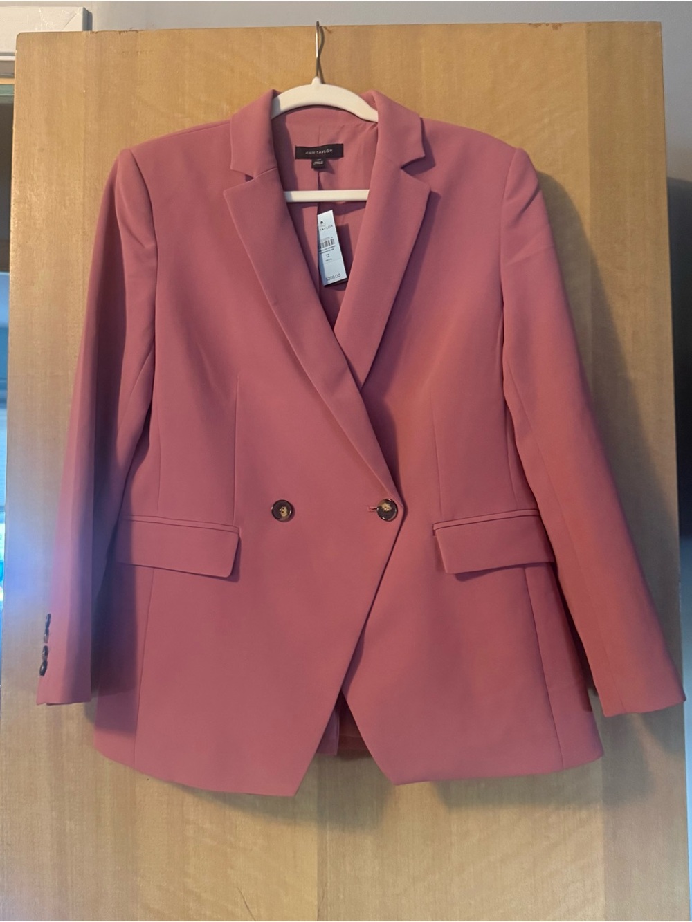 Ann Taylor Petite Cutaway Blazer in Fluid Crepe